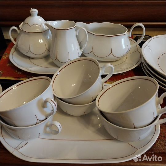 Lubiana фарфор набор посуды СССР