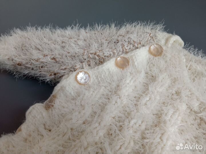 Детский вязаный комбинезон, новый