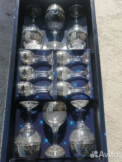 Фужеры +Рюмка набор