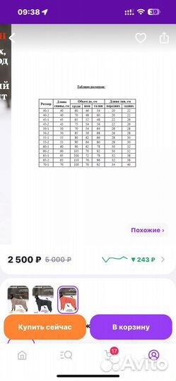 Зимний комбинезон для собак