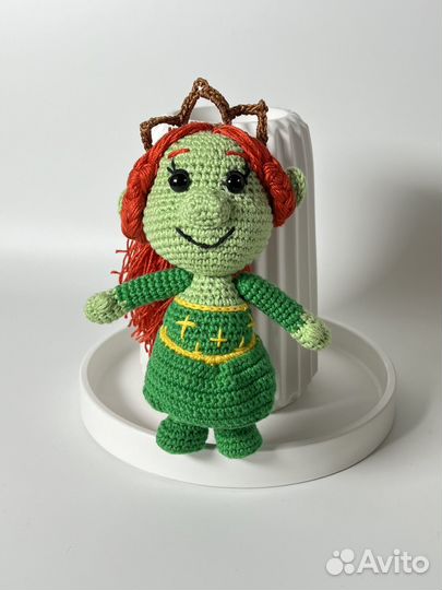 Набор вязаных кукол - Шрек и Фиона