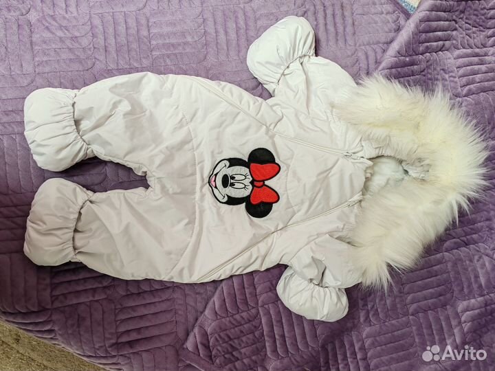 Конверт на выписку зимний для девочки