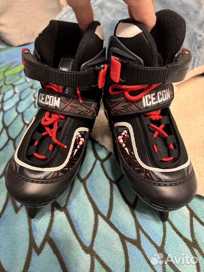 Коньки детские раздвижные 26-29 размеры