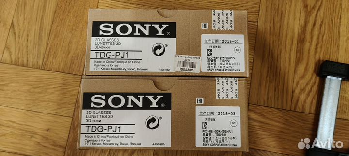 Очки 3D Sony TDG-PJ1