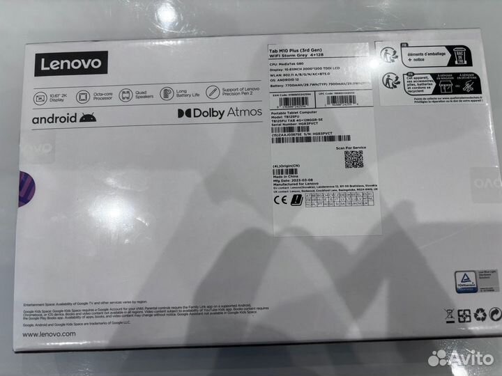 Планшет Lenovo Tab M10 Plus 4Gb/128Gb