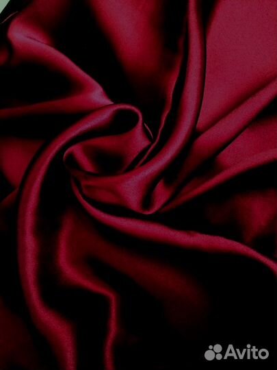 Отрезы натурального шелка цвет бордо, розовый