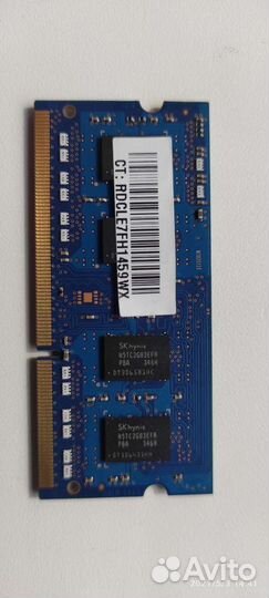 Оперативная память Hynix sodimm ddr3l 2gb