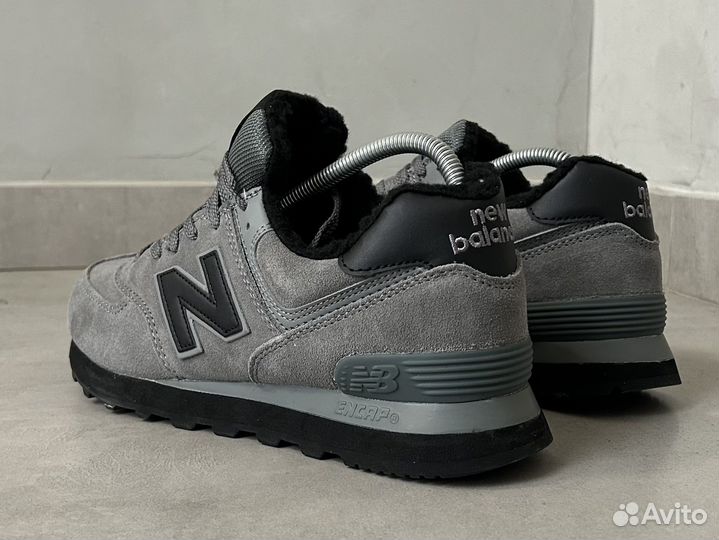 Кроссовки зимние на меху New Balance 574 (38)