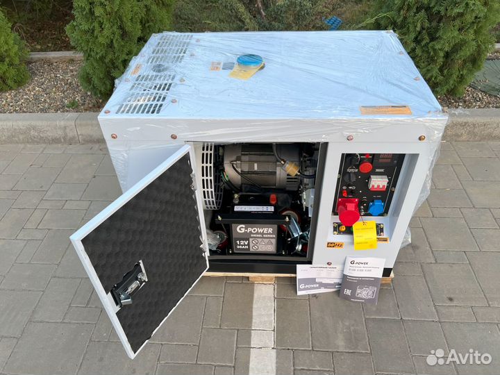 Генератор дизельный 12 kW G-power трехфазный