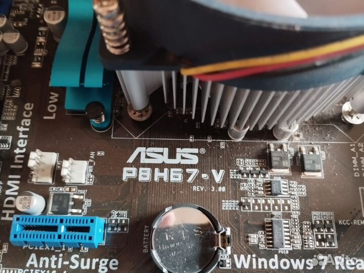 Материнская плата asus P8H67-V rev 3.0