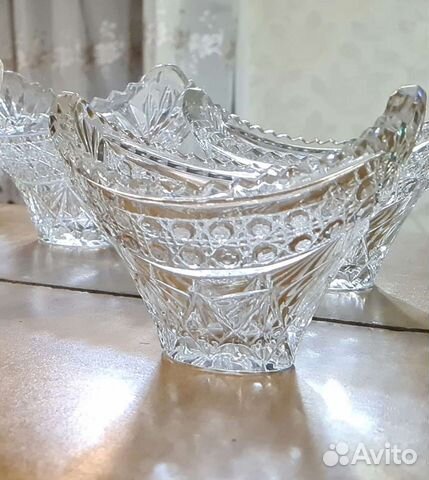 Набор хрустальных салатников