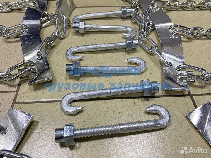 Цепи противоскольжения комплект на ось 6 шт