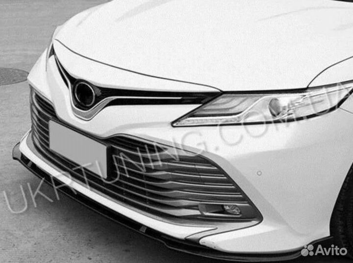 Сплиттер (губа) Camry 70
