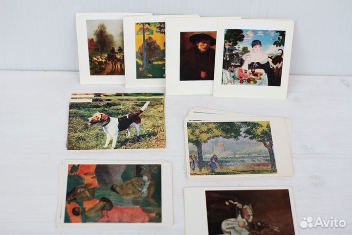 Открытки СССР, репродукции, города, животные и др