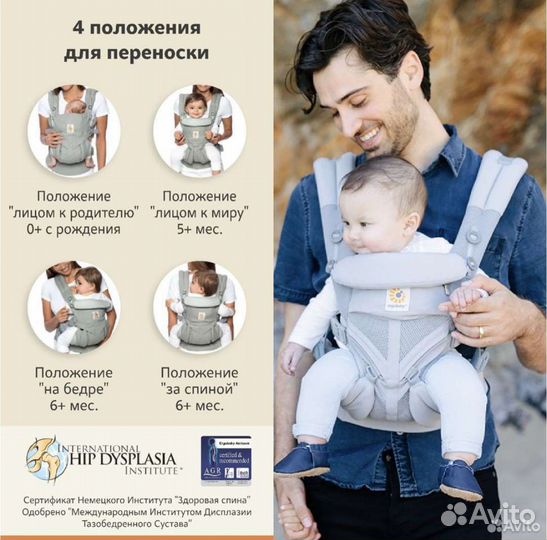 Эргорюкзак Ergobaby omni 360 Новый