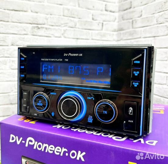 Магнитола 2 din pioneer 788 процессорная