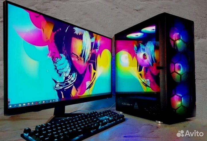 Игровой пк с монитором/без