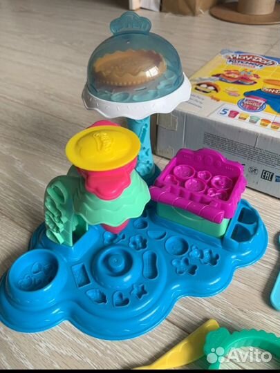 Play doh наборы для лепки кухня и стоматолог