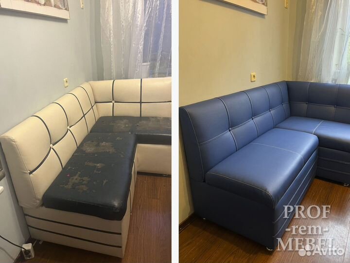 Перетяжка мягкой мебели. Ремонт и реставрация