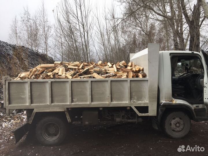 Дрова березовые, горбыль сосна