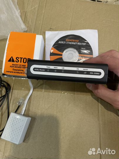 Adsl модем внешний D-Link DSL-2500U/RU