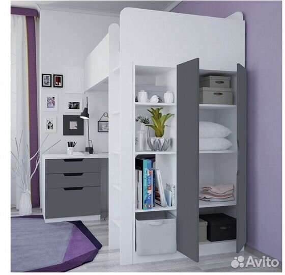 Кровать чердак