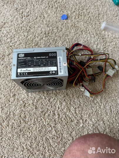 Блок питания 500w cooler master