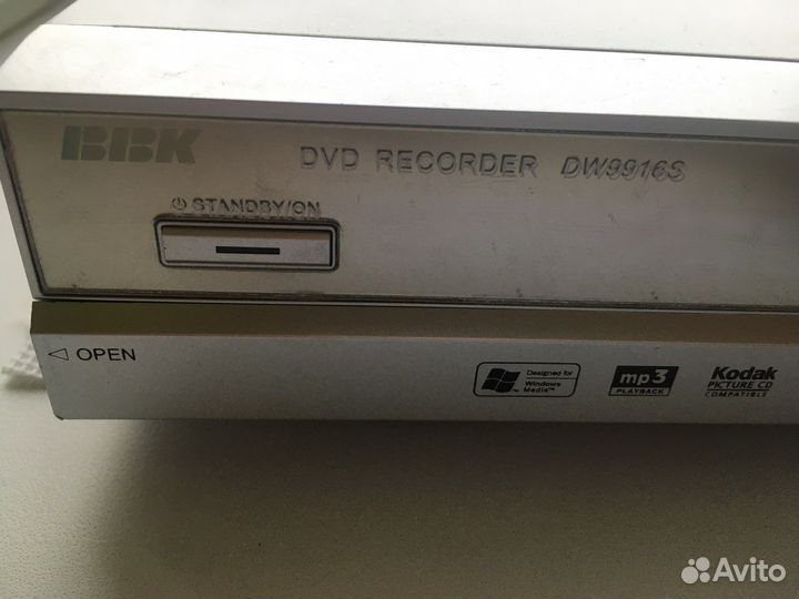 DVD плеер BBK и рекордер BBK dw9916s