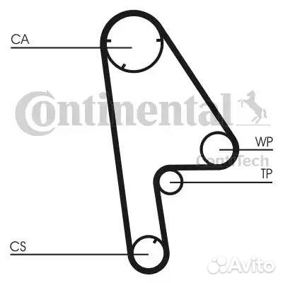 Ремень грм 107-зуб.,24mm