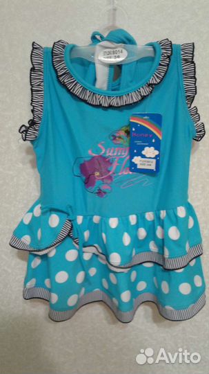 Купальник слитный для девочки от 98