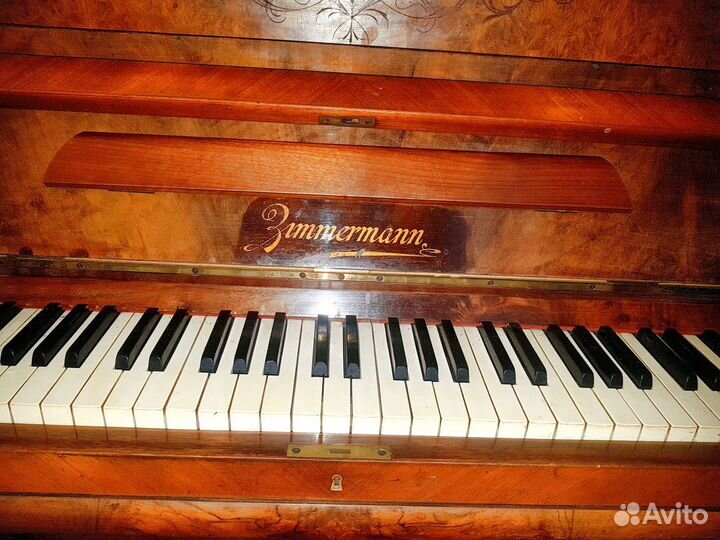 Антикварное пианино Zimmermann, 1912г