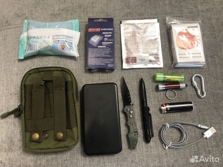 Подсумок тактический олива molle edс Комлект