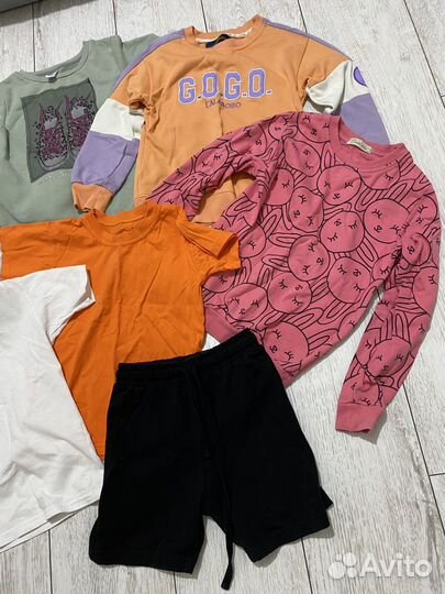 Пакет одежды на девочку 110 см
