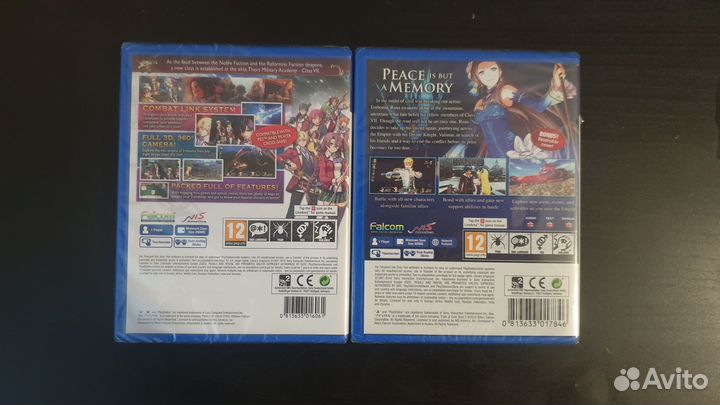 Legend of Heroes Trails of Cold Steel I+II ps vita