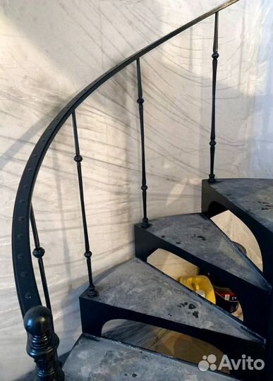 Забежная лестница с установкой