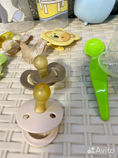 Бутылочки, пустышки, ниблер, прищепка, контейнер