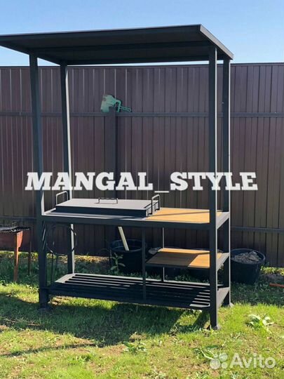 Мангал в стиле лофт