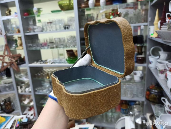 Советская Шкатулка Ручная Роспись Цветы СССР Ретро