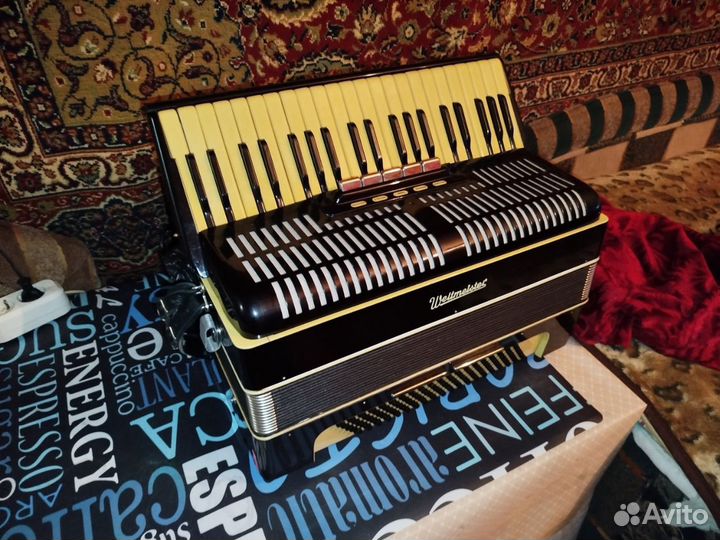 Аккордеон weltmeister werk4 1951 г.в