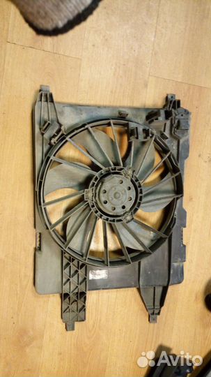 Диффузор в сборе рено сценик 2