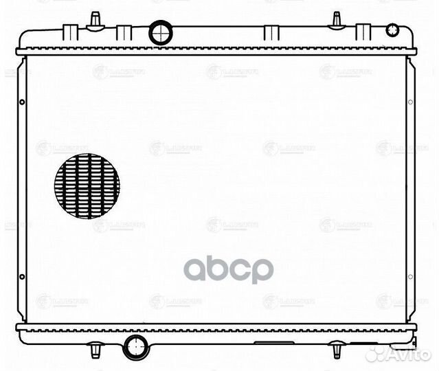 Радиатор охл. для а/м Peugeot 308 (07) /407/Cit