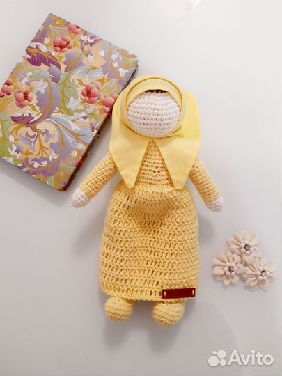 Подарок на ид. Кукла вязаная Мусульманка