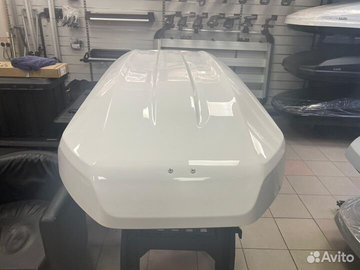 Автобокс LUX Tavr 75 белый глянец 470л