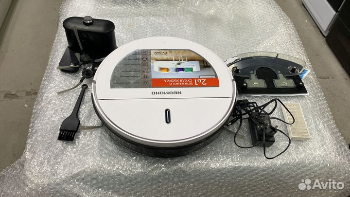 Робот-пылесос redmond RV-R450, белый