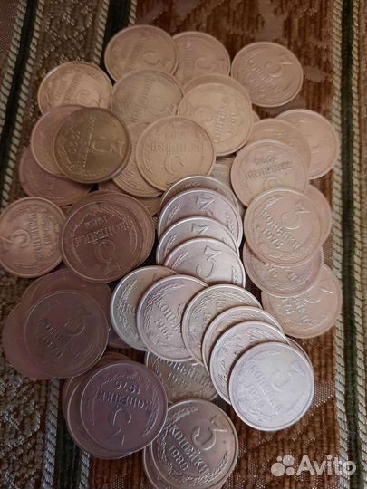 Монеты СССР (1, 2, 3, 5, 10, 15 и 20 копеек)