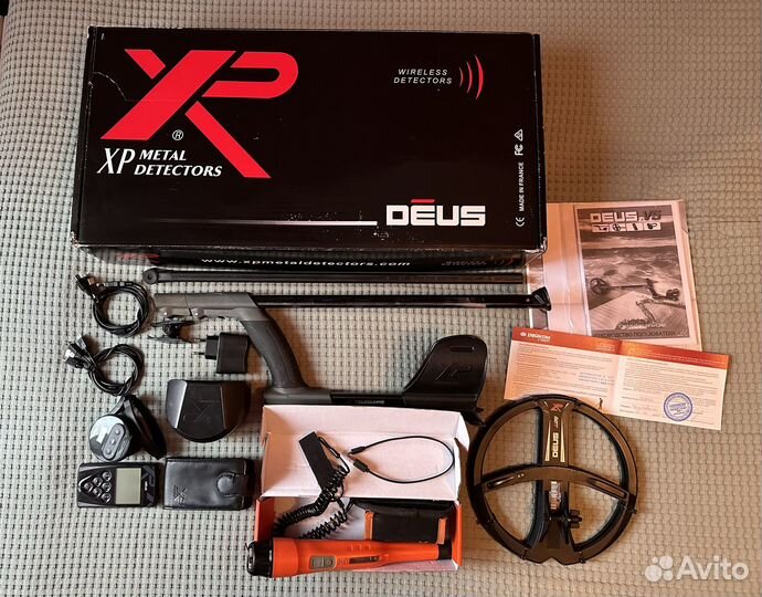 Комплект Металлоискатель XP Deus X35 22RC Наушники