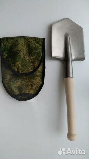 Титановая саперная лопата с чехлом