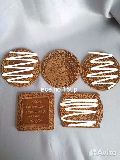 Зеркальце из бересты