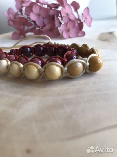 Браслет шамбала из натуральных камней