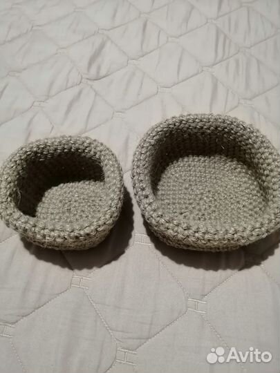 Набор корзин из джута